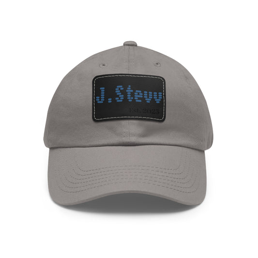 Custom Leather Patch Dad Hat - Stylish & Comfortable Cap for Everyday Wear