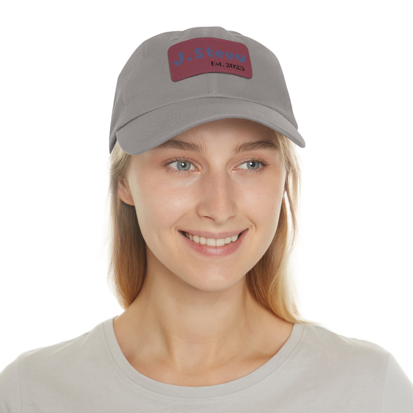 Custom Leather Patch Dad Hat - Stylish & Comfortable Cap for Everyday Wear