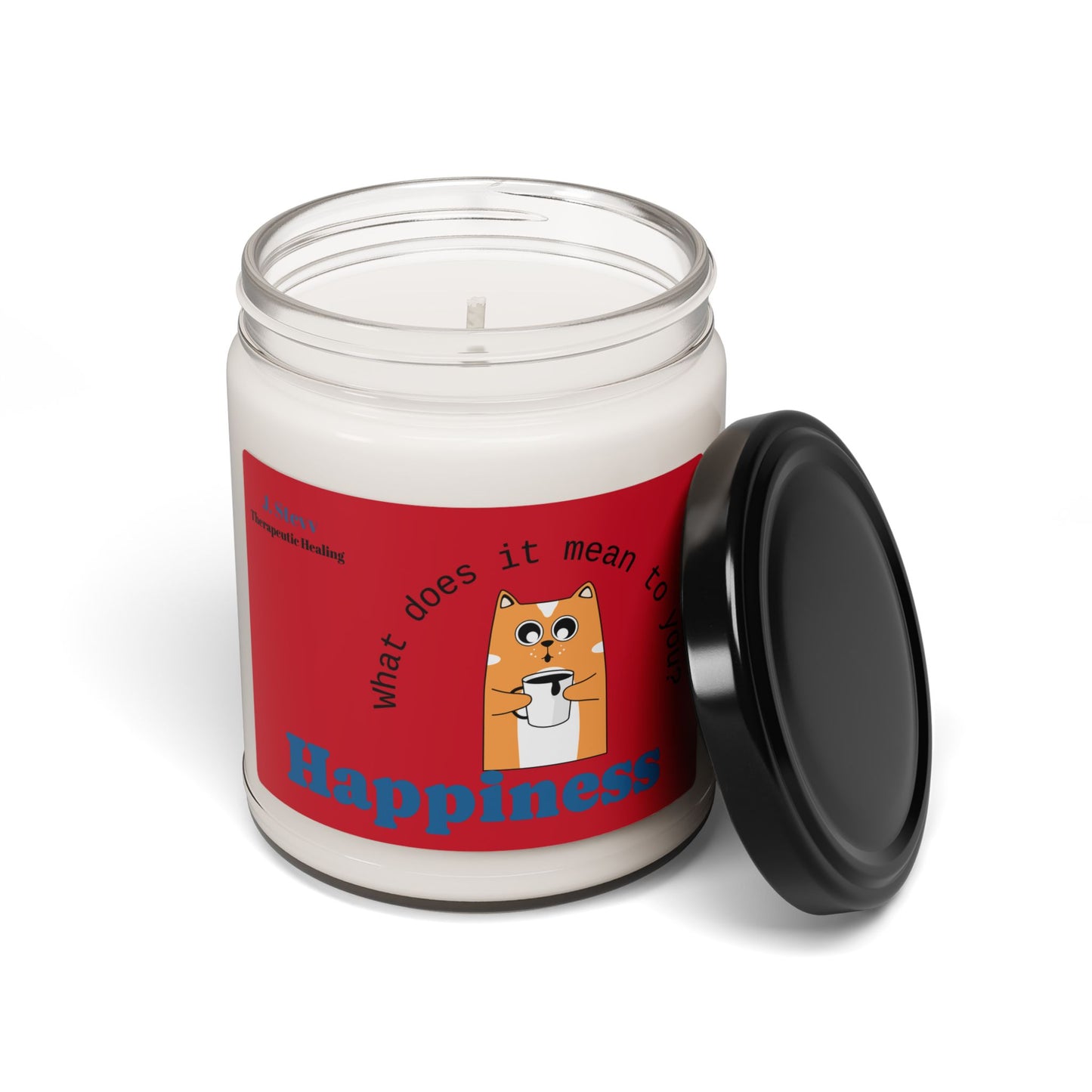 Happiness Scented Soy Candle - 9oz Therapeutic Candle for Relaxation and Self-Care