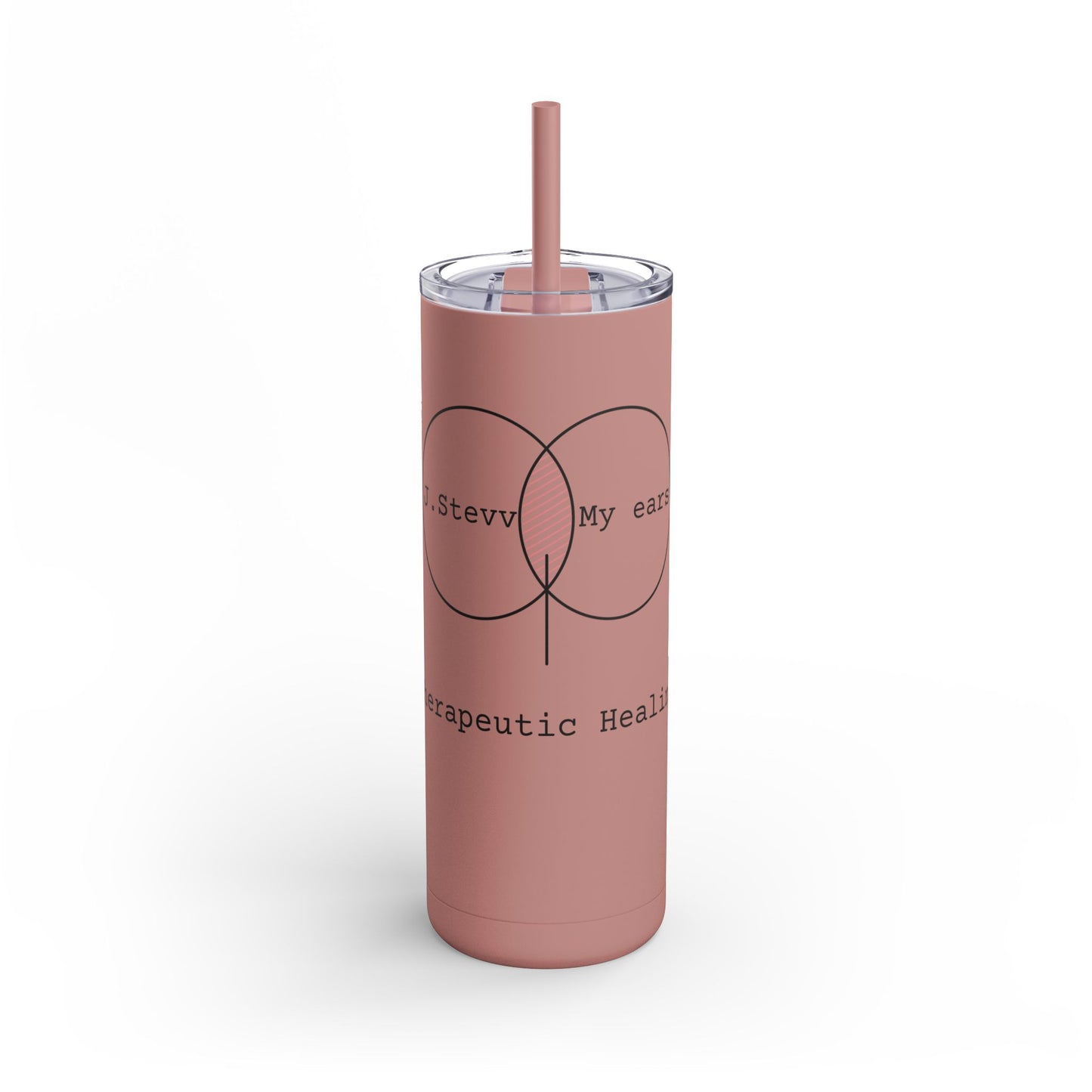 Therapeutic Healing 20oz Matte Tumbler - Personalized Stylish Drinkware for Mindfulness and Wellness