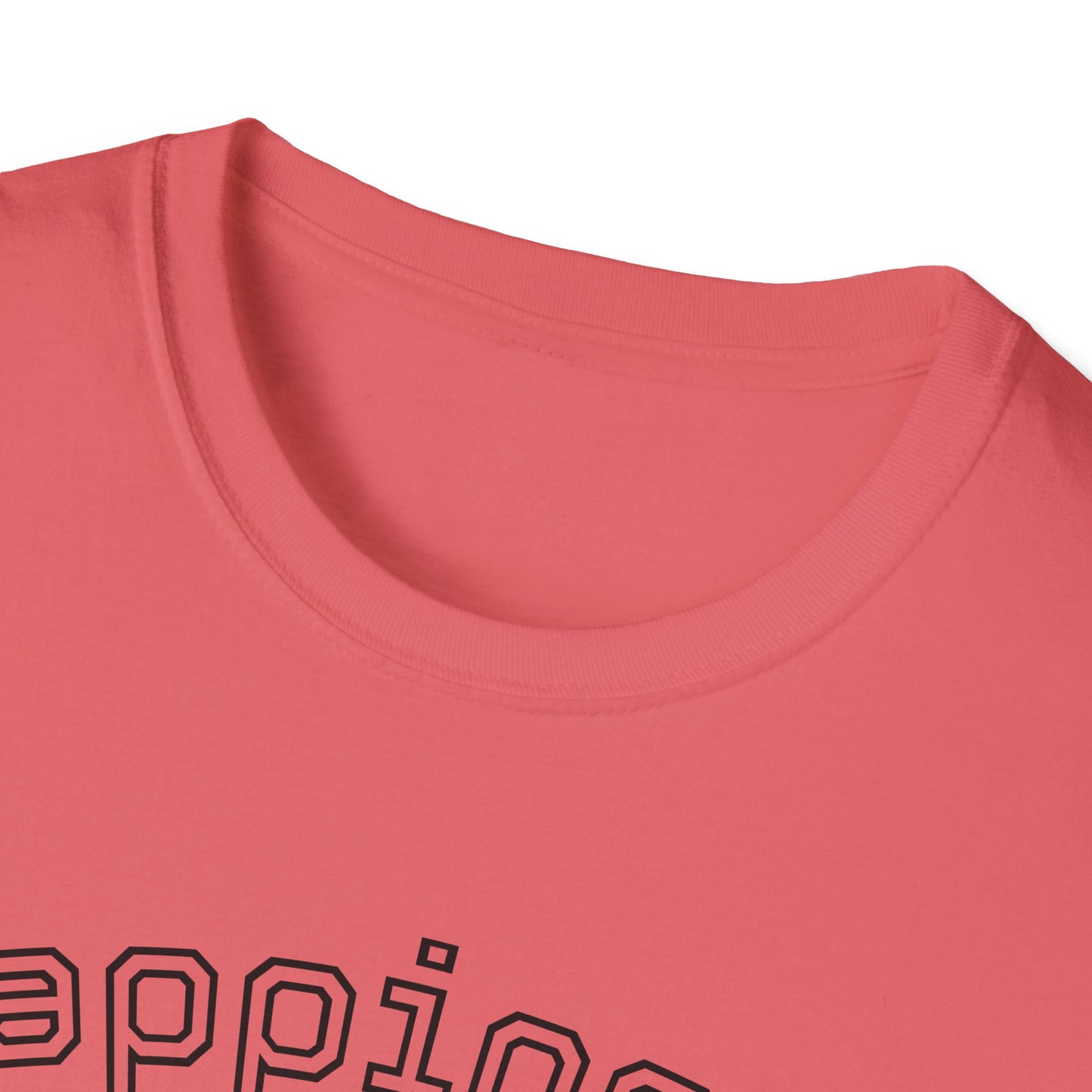 Happiness Unisex Softstyle T-Shirt - Therapeutic Healing Quote