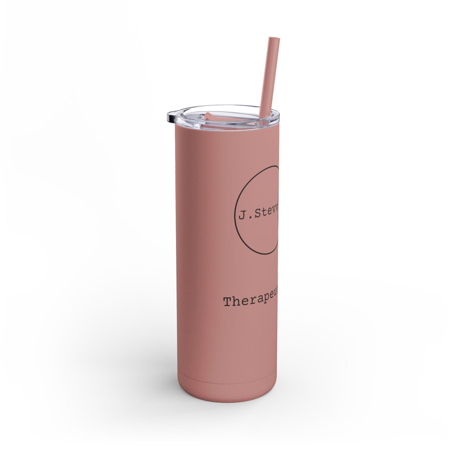 Therapeutic Healing 20oz Matte Tumbler - Personalized Stylish Drinkware for Mindfulness and Wellness