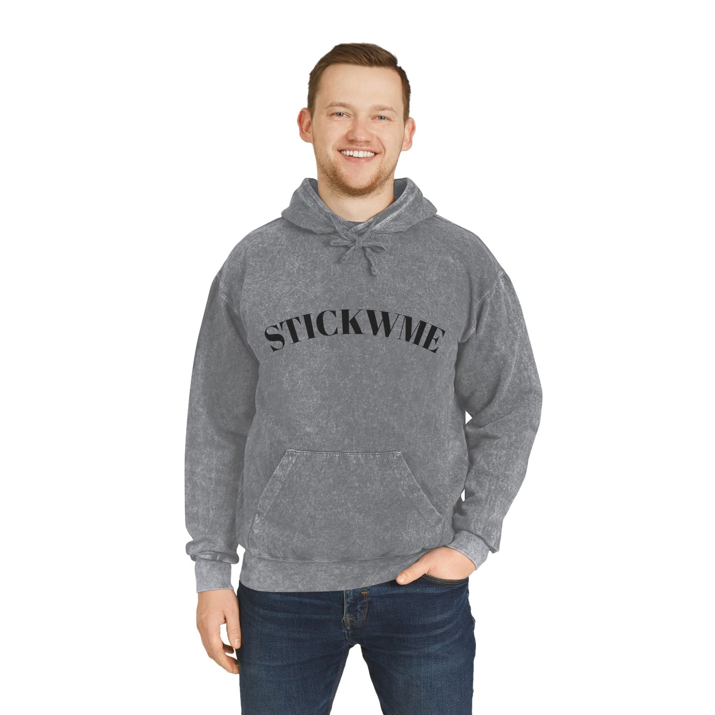 Unisex Mineral Wash Hoodie - STICKWME | Cozy Casual Wear for Every Occasion