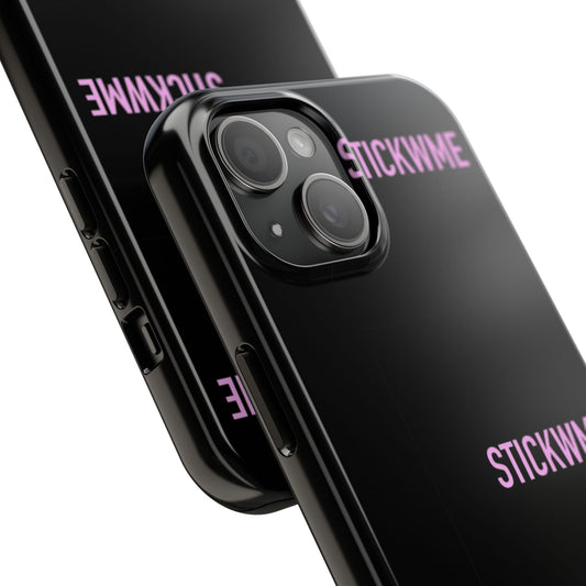 Durable Tough Phone Case - Stick With Me Design for Trendsetters