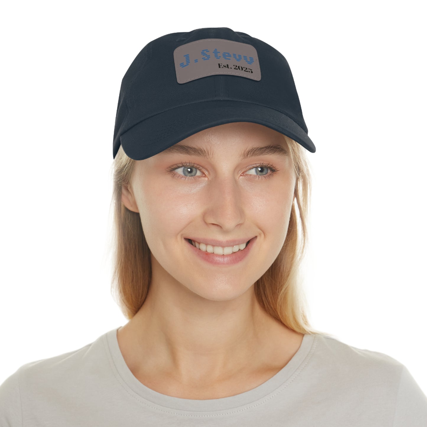 Custom Leather Patch Dad Hat - Stylish & Comfortable Cap for Everyday Wear