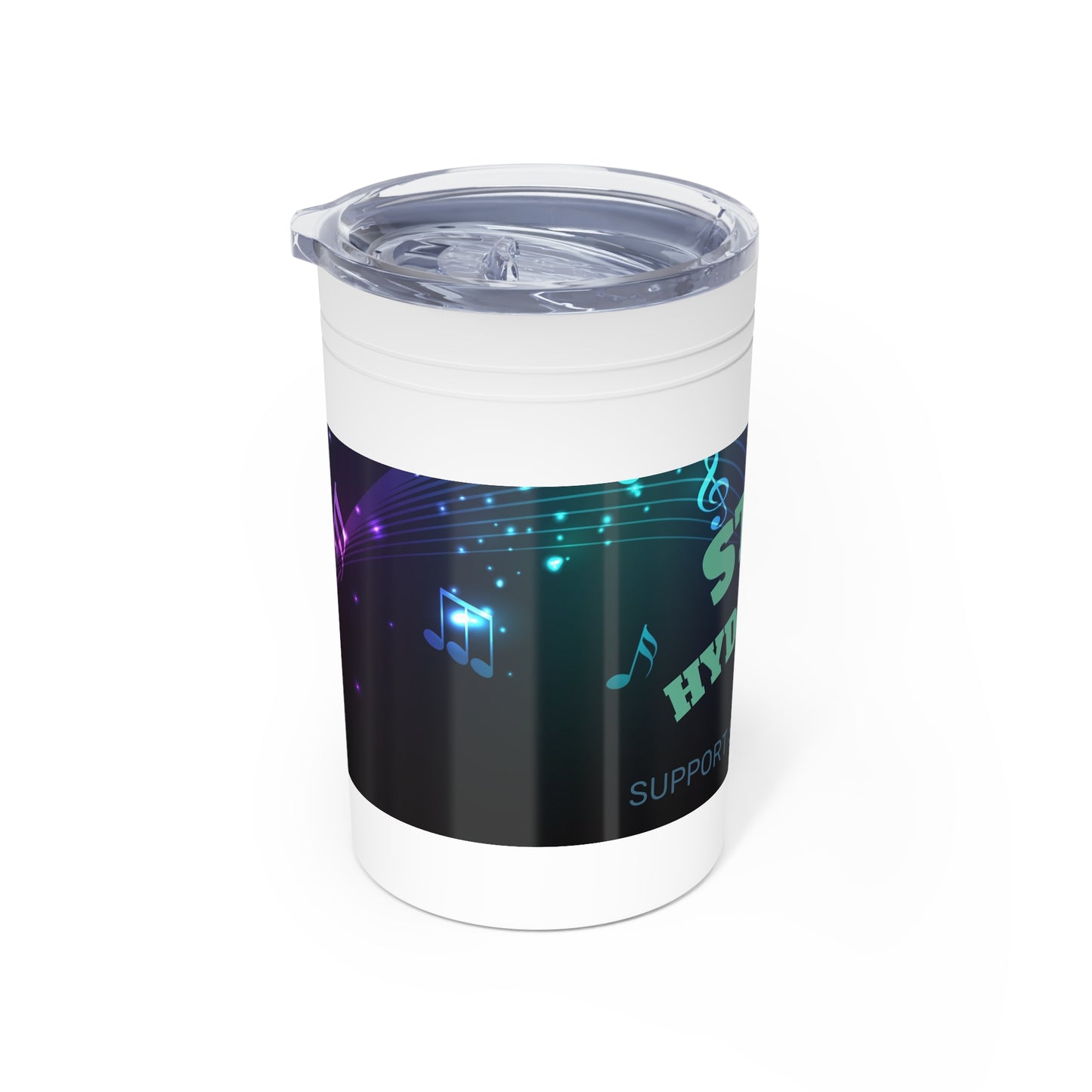 Stay Hydrated Music Tumbler 11oz - Support Small Artists