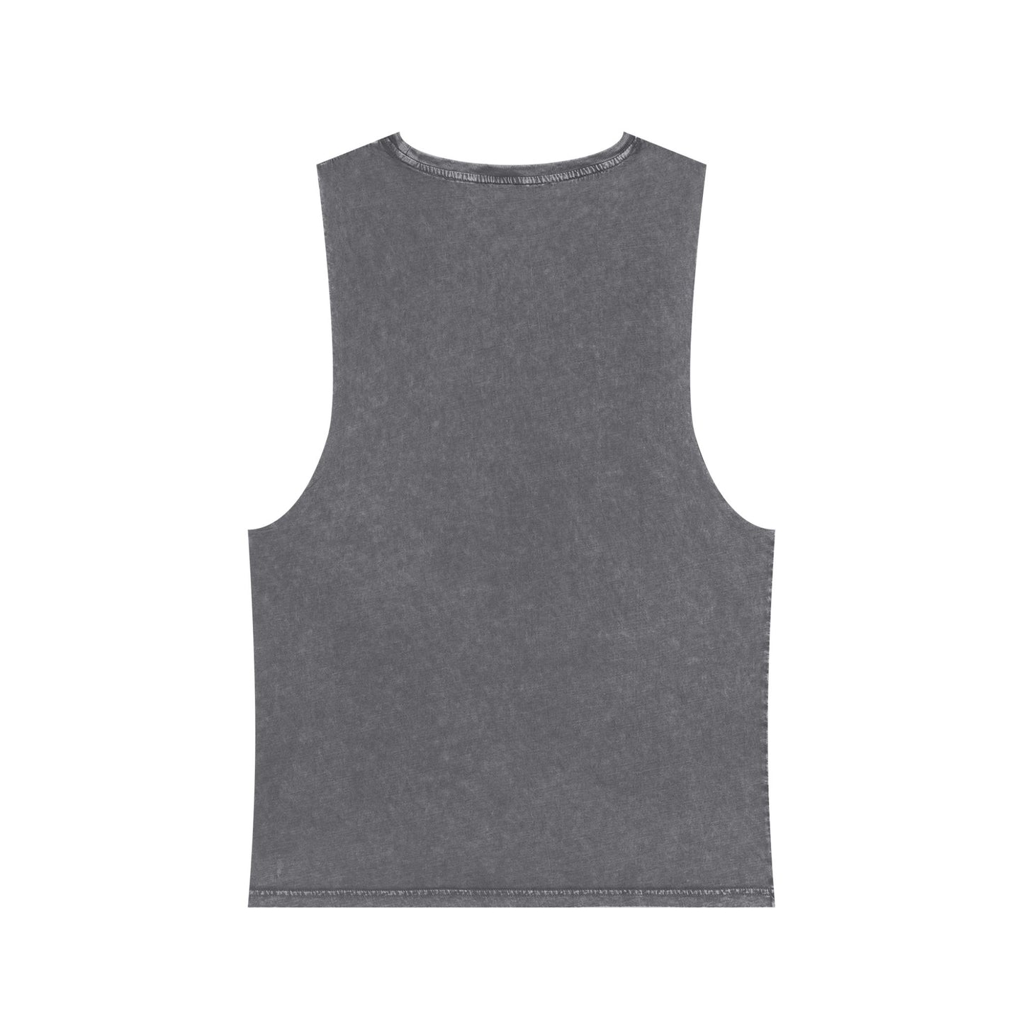 Unisex Stonewash Tank Top - Healing Vibes - Casual Summer Wear