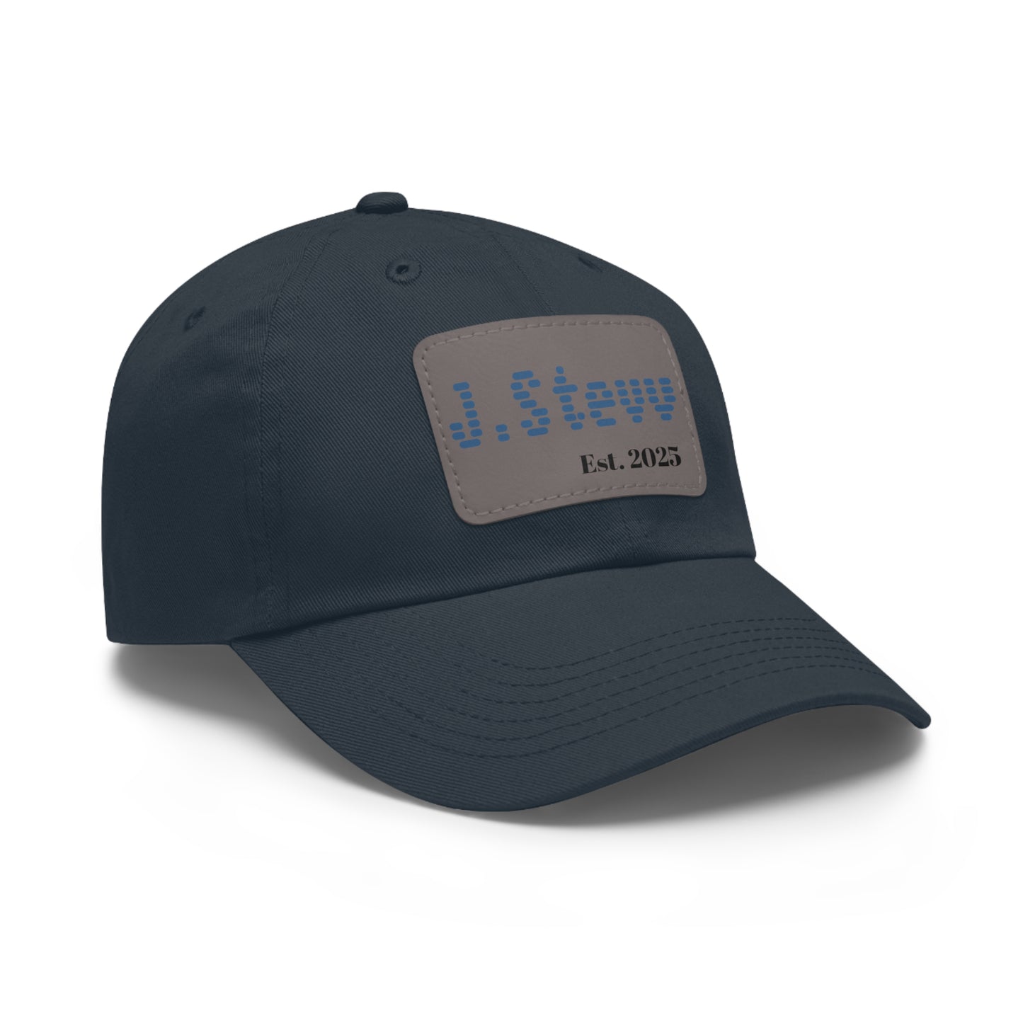 Custom Leather Patch Dad Hat - Stylish & Comfortable Cap for Everyday Wear