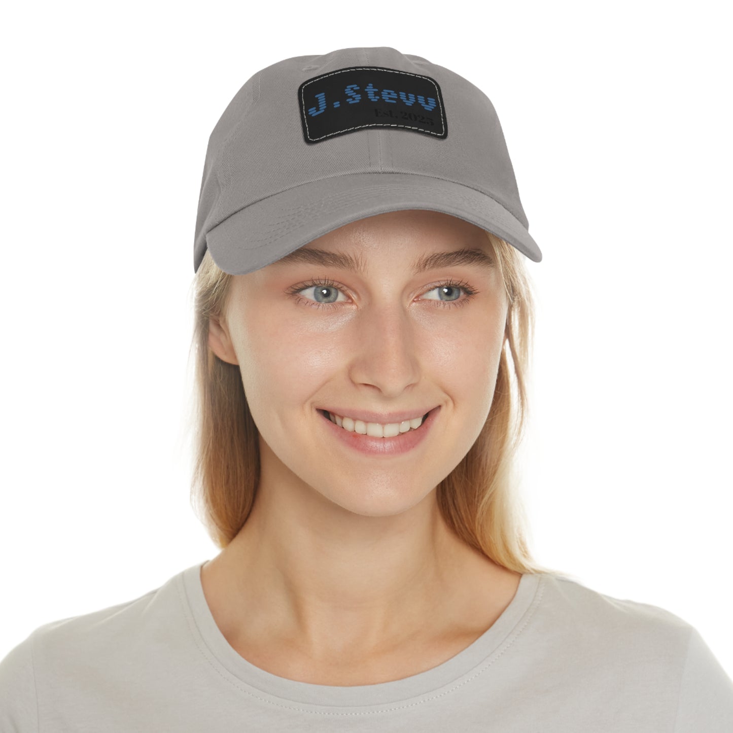 Custom Leather Patch Dad Hat - Stylish & Comfortable Cap for Everyday Wear