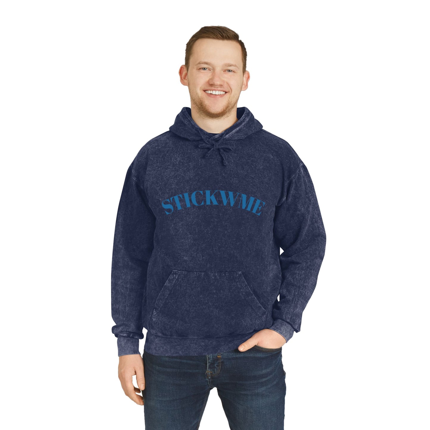 Unisex Mineral Wash Hoodie - STICKWME | Cozy Casual Wear for Every Occasion