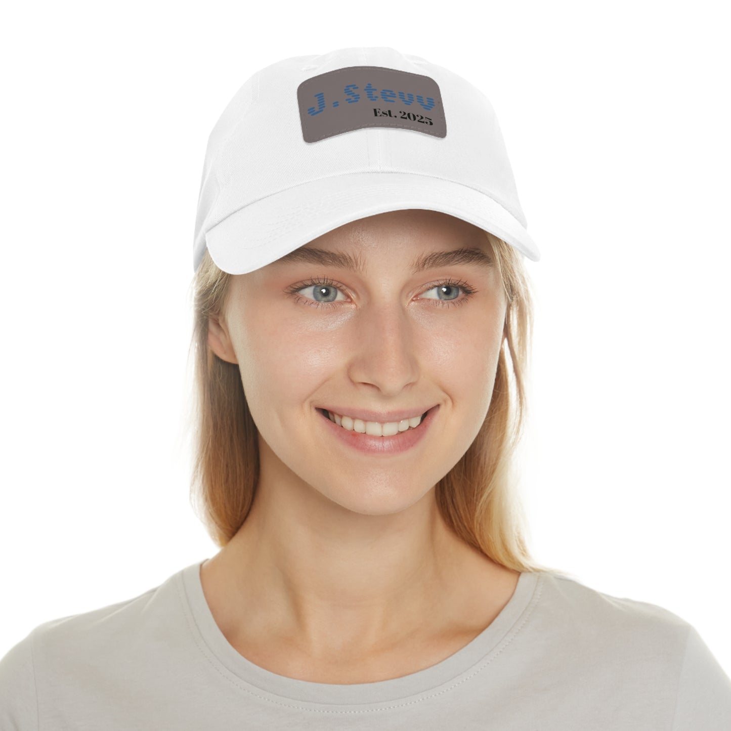 Custom Leather Patch Dad Hat - Stylish & Comfortable Cap for Everyday Wear