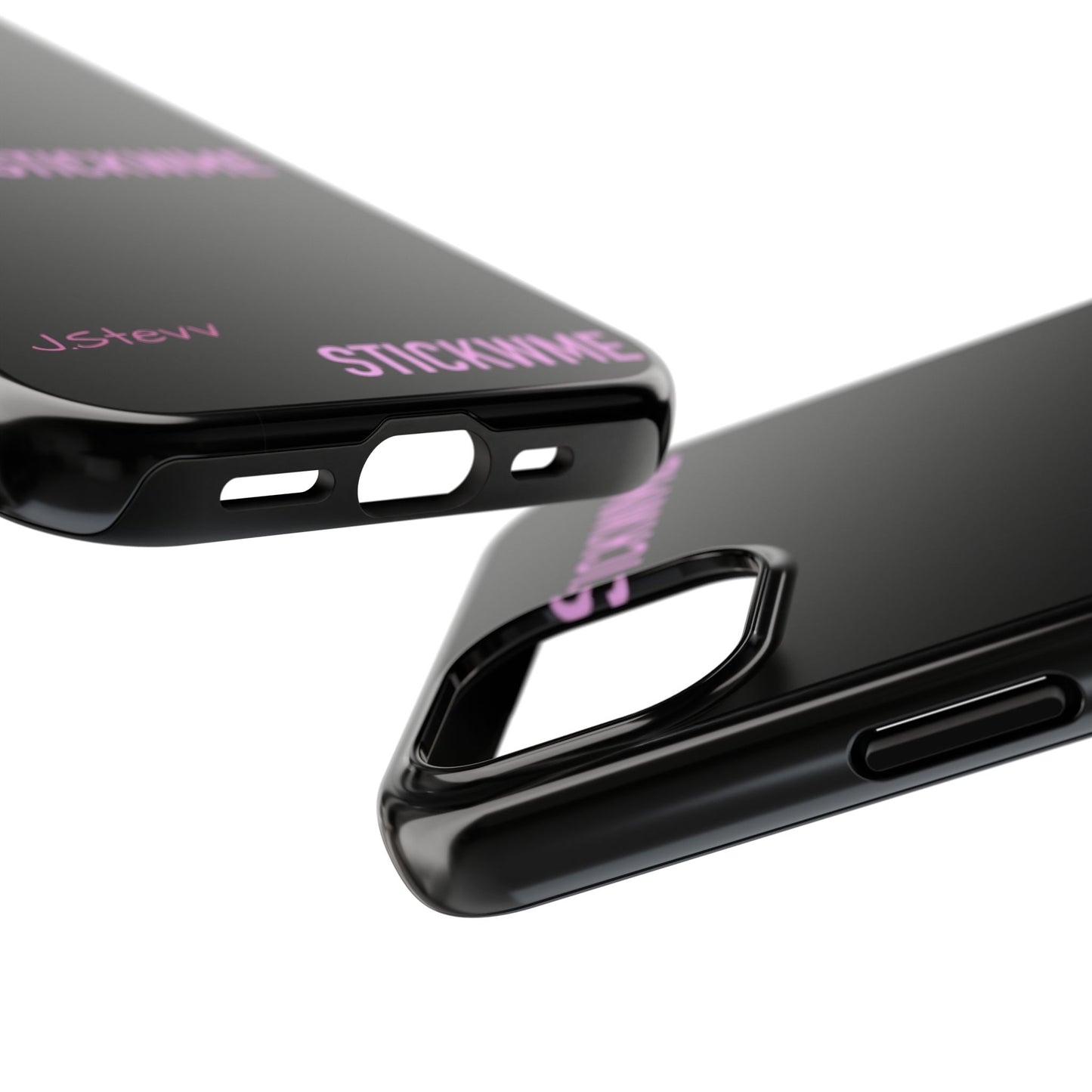 Durable Tough Phone Case - Stick With Me Design for Trendsetters