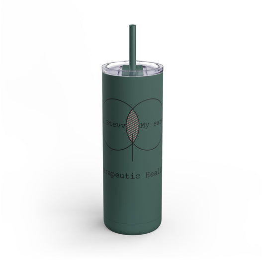 Therapeutic Healing 20oz Matte Tumbler - Personalized Stylish Drinkware for Mindfulness and Wellness